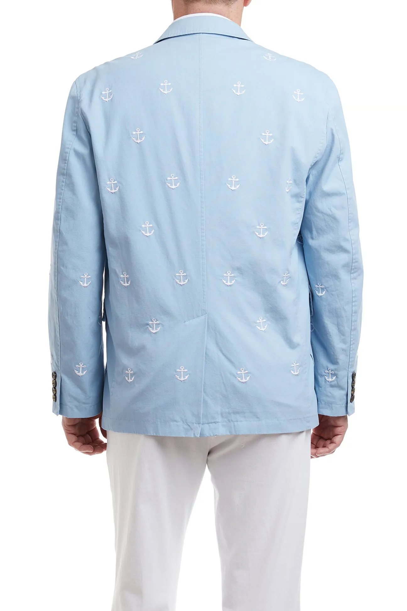 Spinnaker Blazer Blue Grotto with Anchors