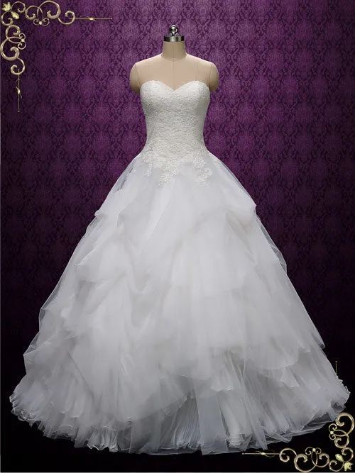 Strapless Ball Gown Wedding Dress ERINA