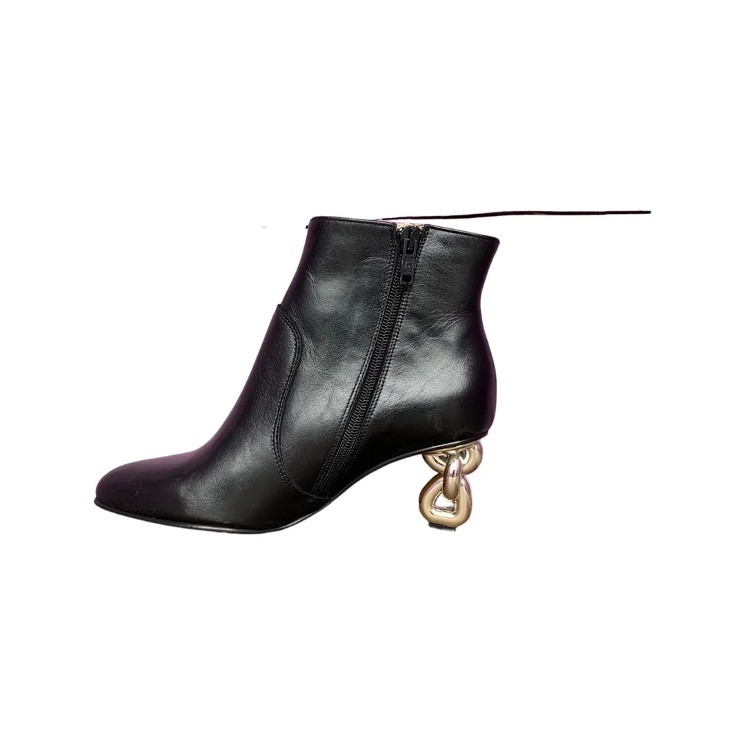 TENDRE Black With Gold Heel