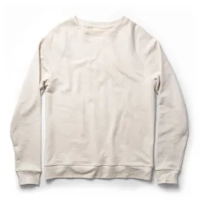 The Crewneck in Natural Donegal Terry