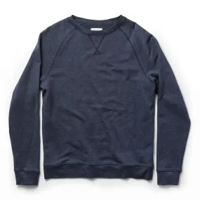 The Crewneck in Navy Donegal Terry