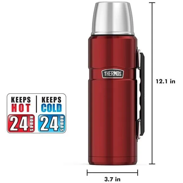 Thermos Paslanmaz elik Krmz 1.2 L