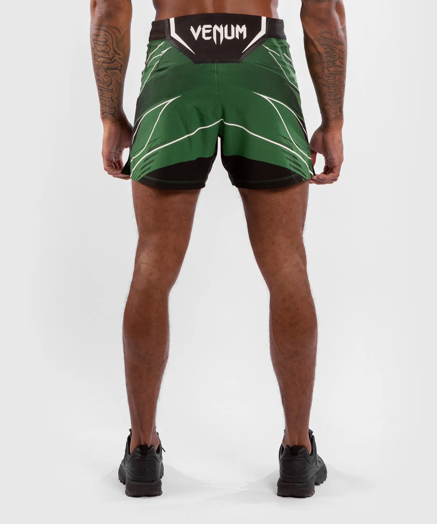 UFC Venum Authentic Fight Night Men's Shorts - Short Fit - Green