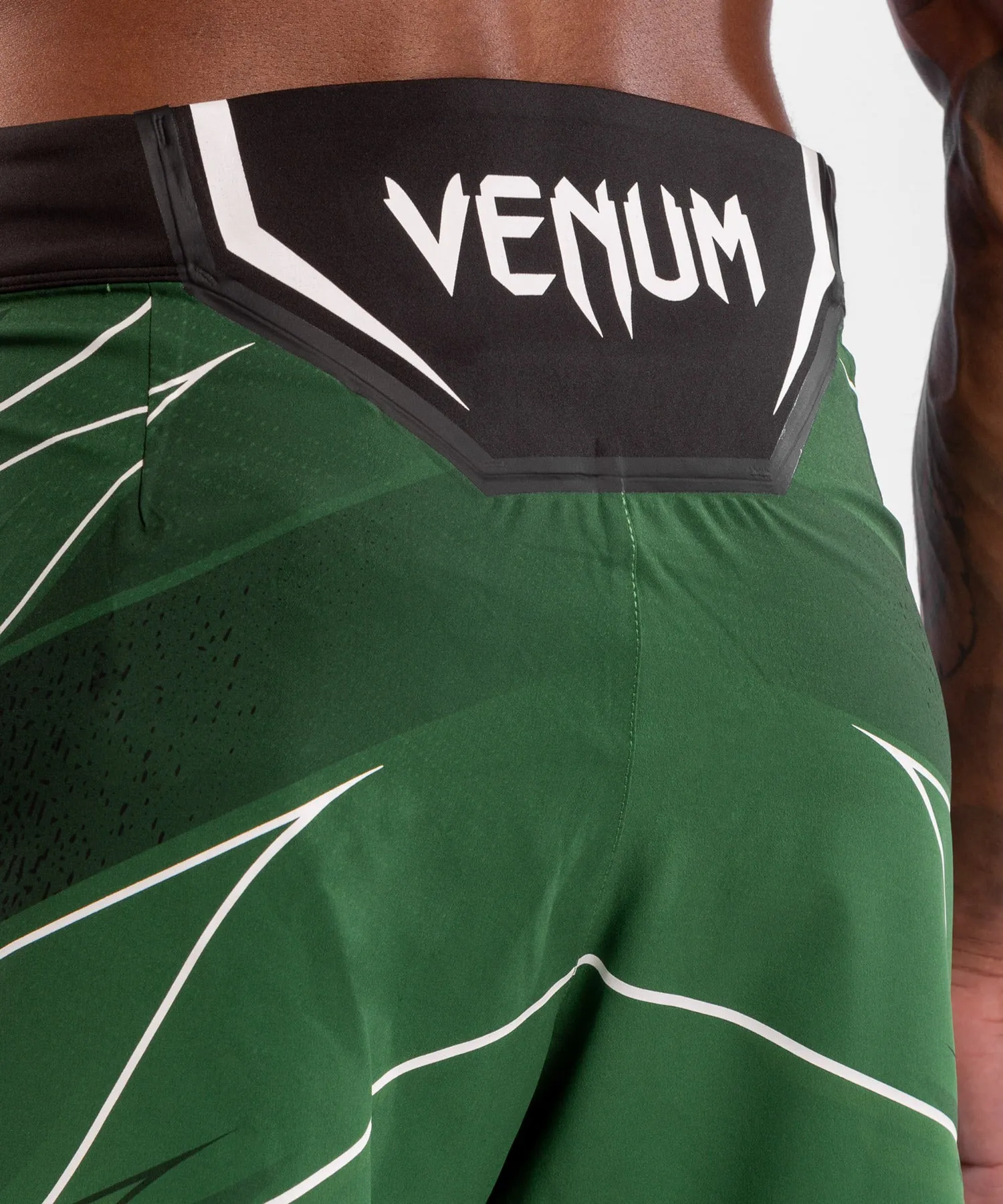 UFC Venum Authentic Fight Night Men's Shorts - Short Fit - Green