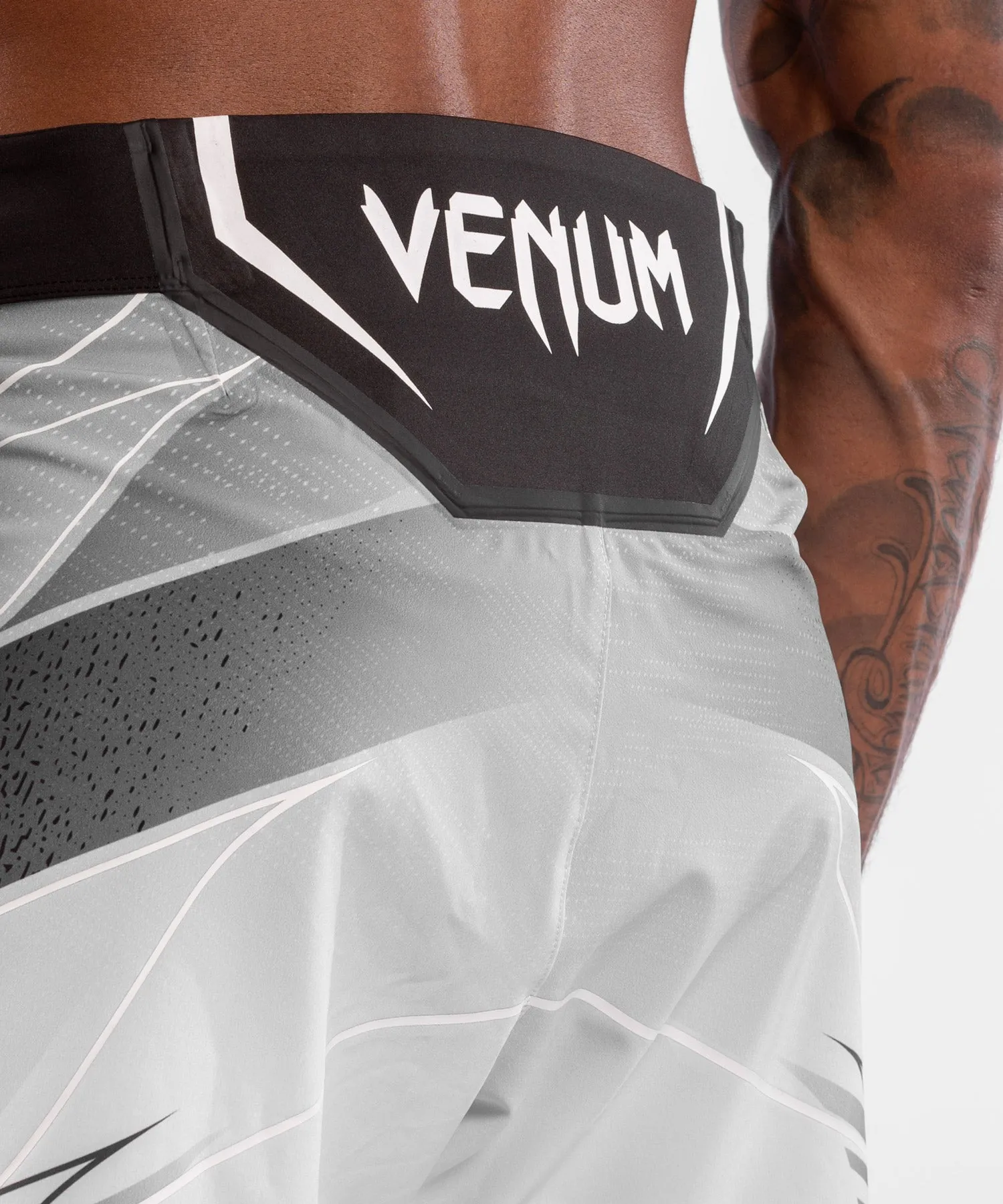 UFC Venum Authentic Fight Night Men's Shorts - Short Fit - White