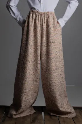 ultra wide trouser pollack tweed