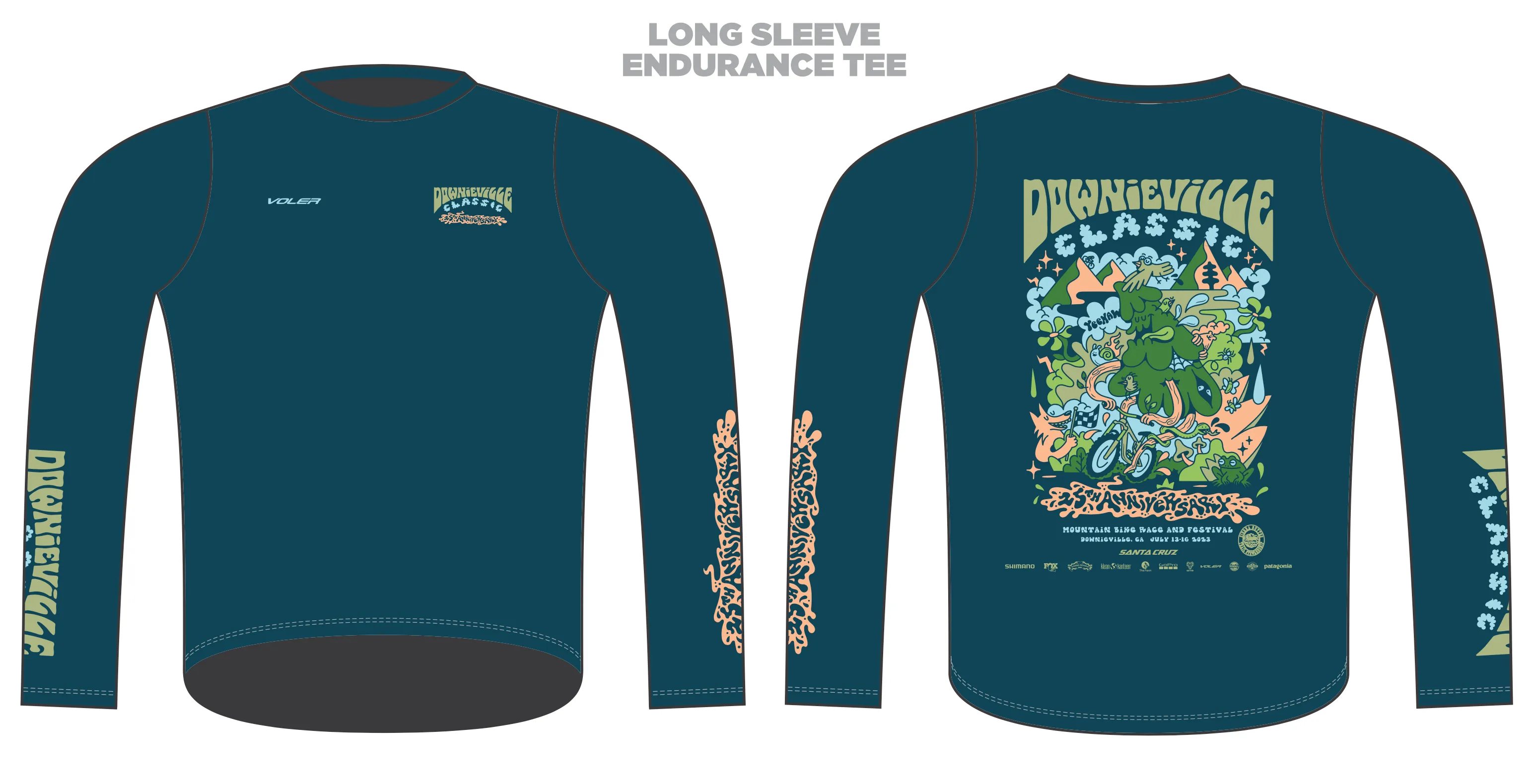 W. ENDURANCE AIR LS TEE - DOWNIEVILLE 25TH