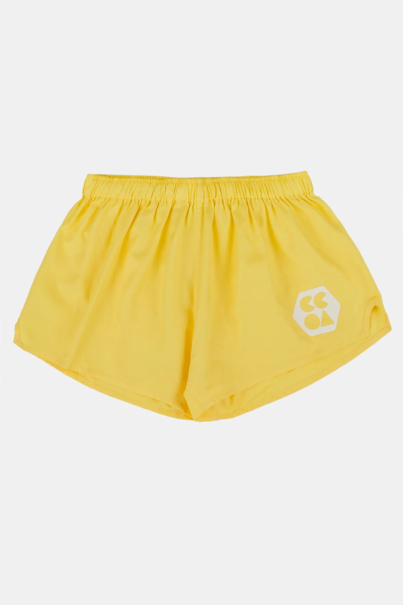 Womens Lightweight Sports Short Plastic Free - Canary Yellow