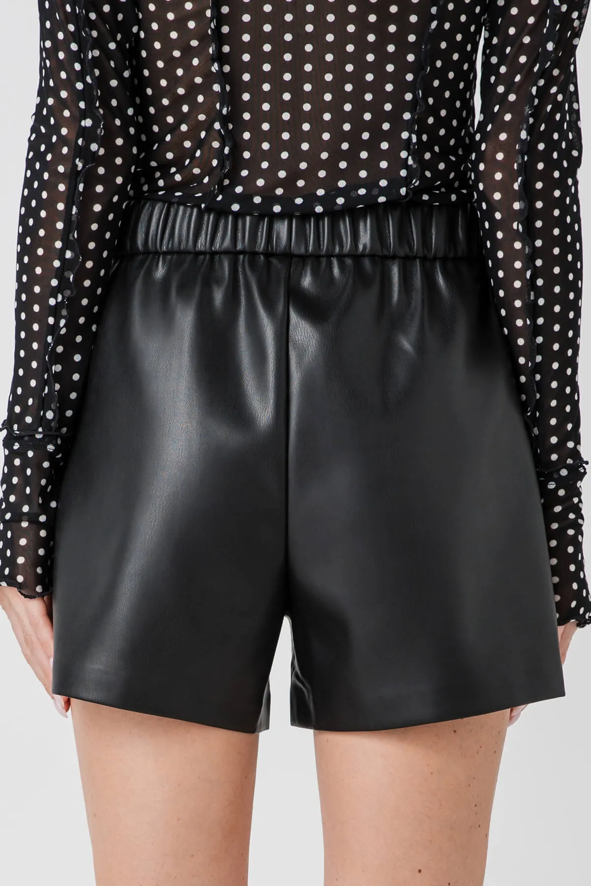 Z Supply Tia Faux Leather Shorts